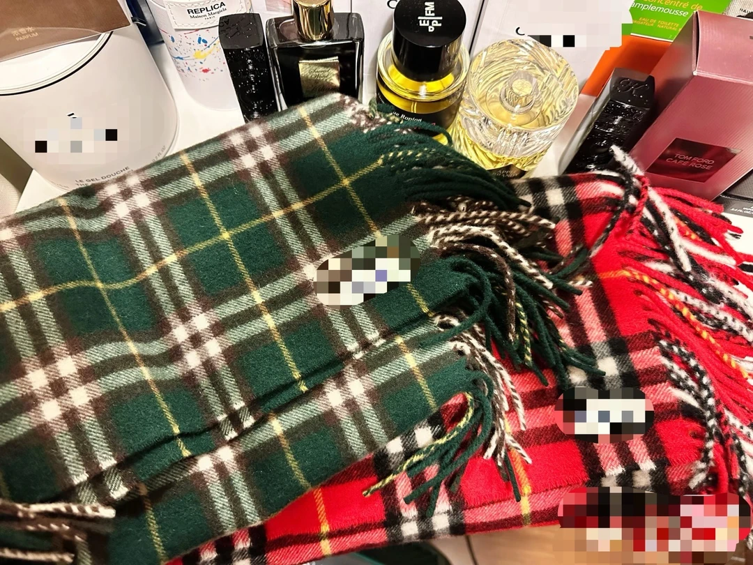 内蒙古围巾《蜈蚣须》英伦极简风加厚冬季格子围巾