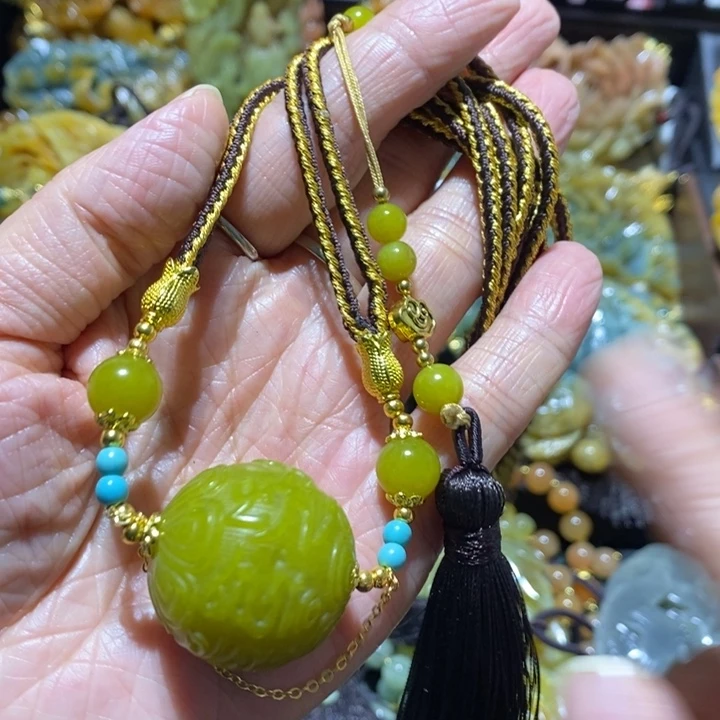 岫玉岫玉吊坠未镶嵌