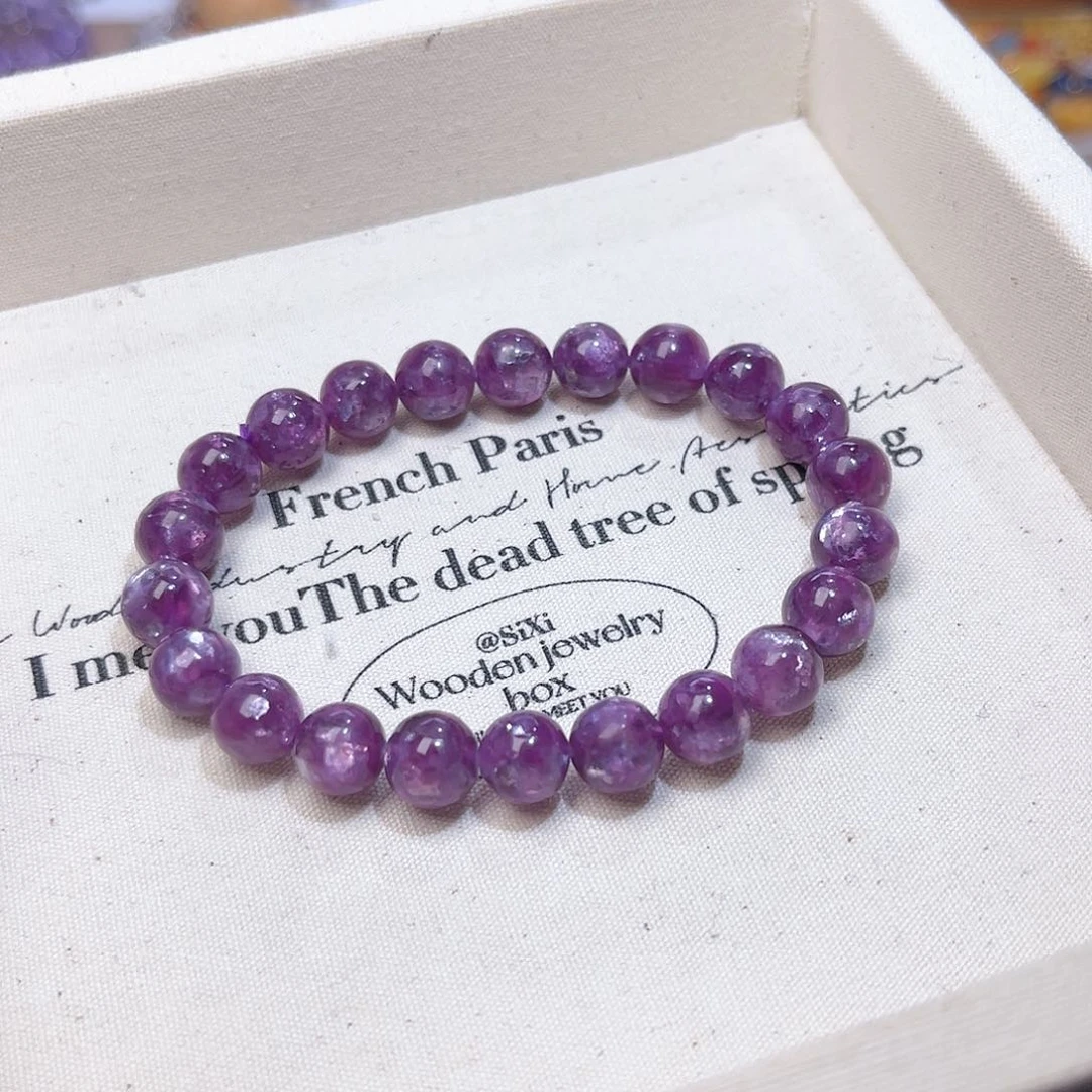 水晶手串未镶嵌圆****）天然水晶8.6mm