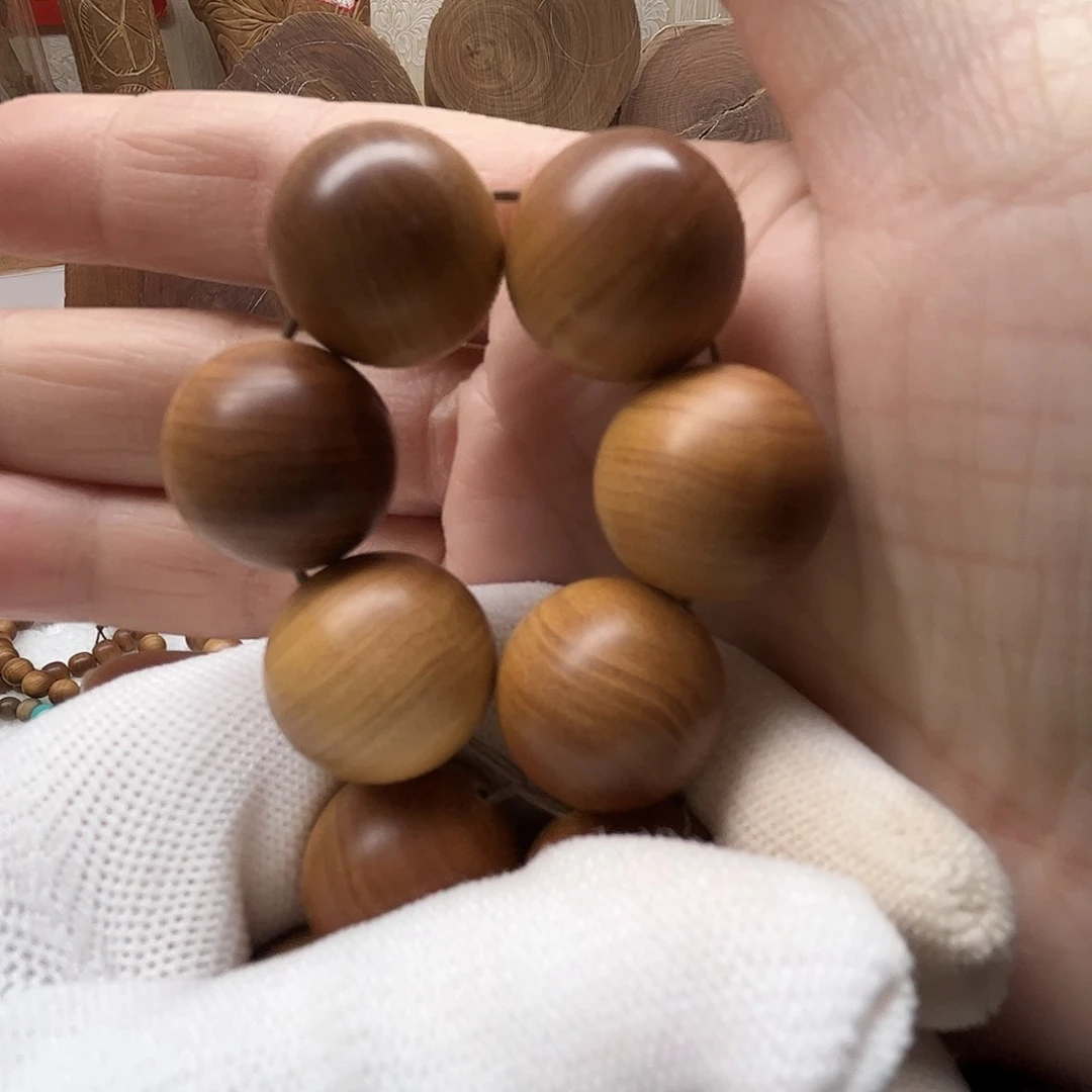 檀香木散珠金*杨定制散珠1.8的6颗