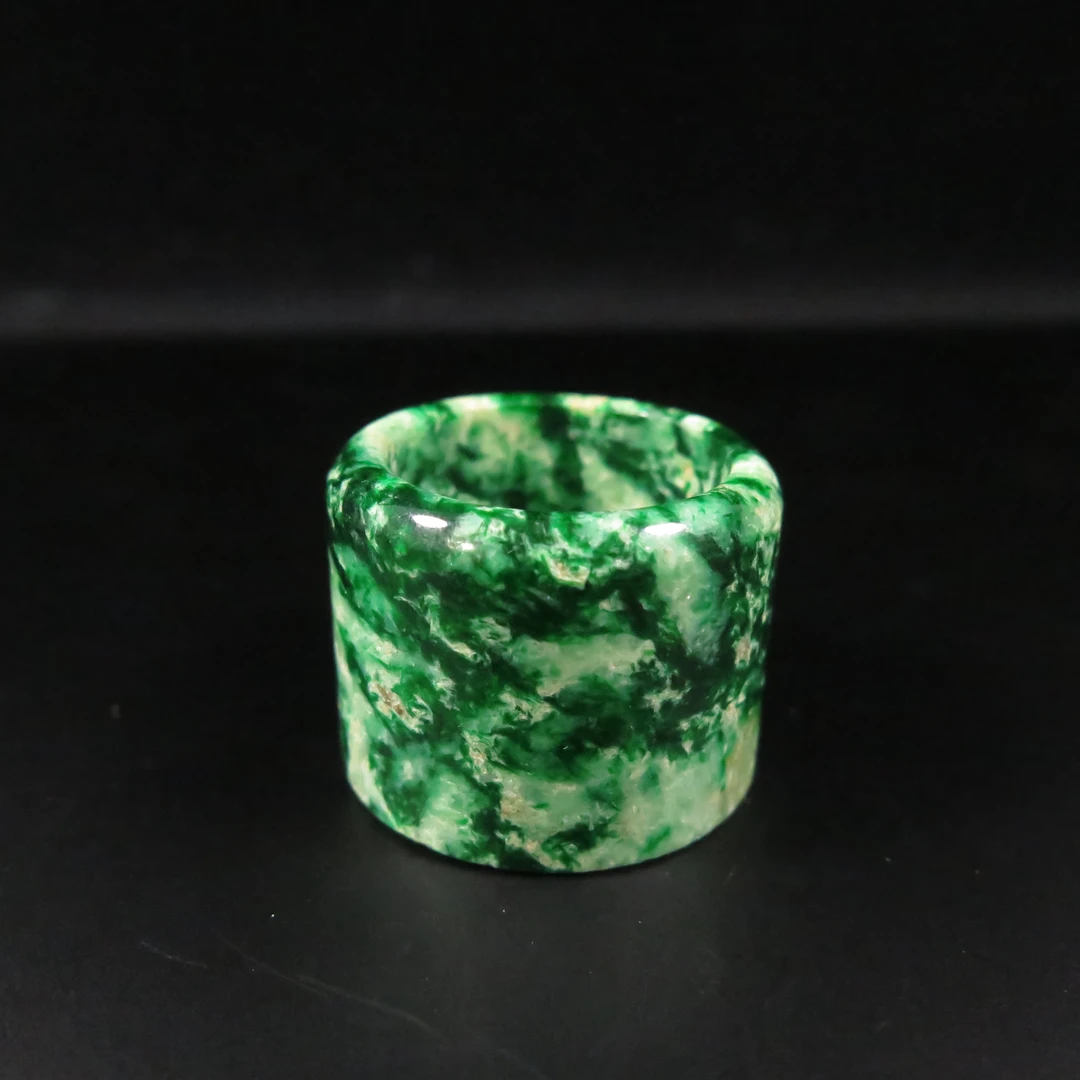 民国翡翠扳指/HY601574/翡翠/槐荫山房