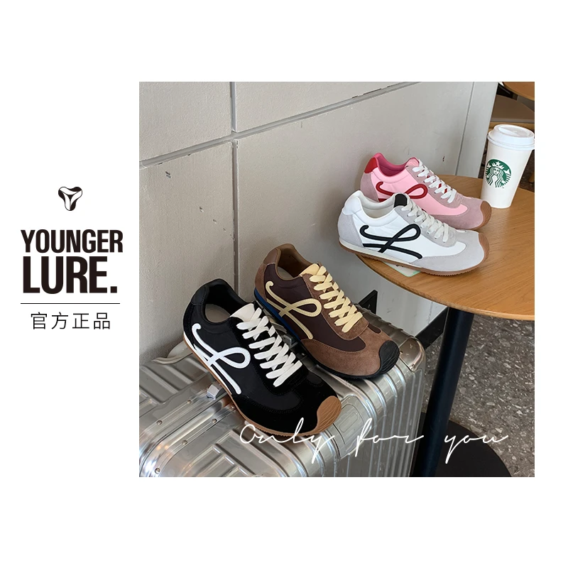 S&J【潮酷】XL226-3夏季新款时尚复古德训鞋百搭丝光软底休闲运动鞋