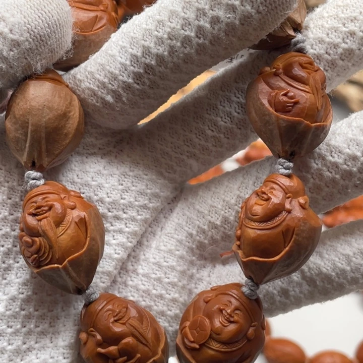 橄榄核手串/手链铁核包衣财神2129