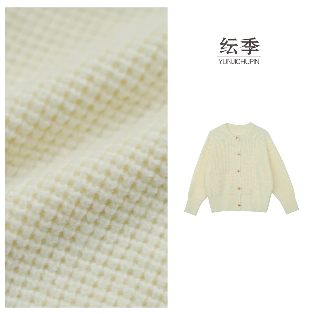 【纭季原创】衣长61 春季新款休闲 百搭纯色针织开衫女A2468