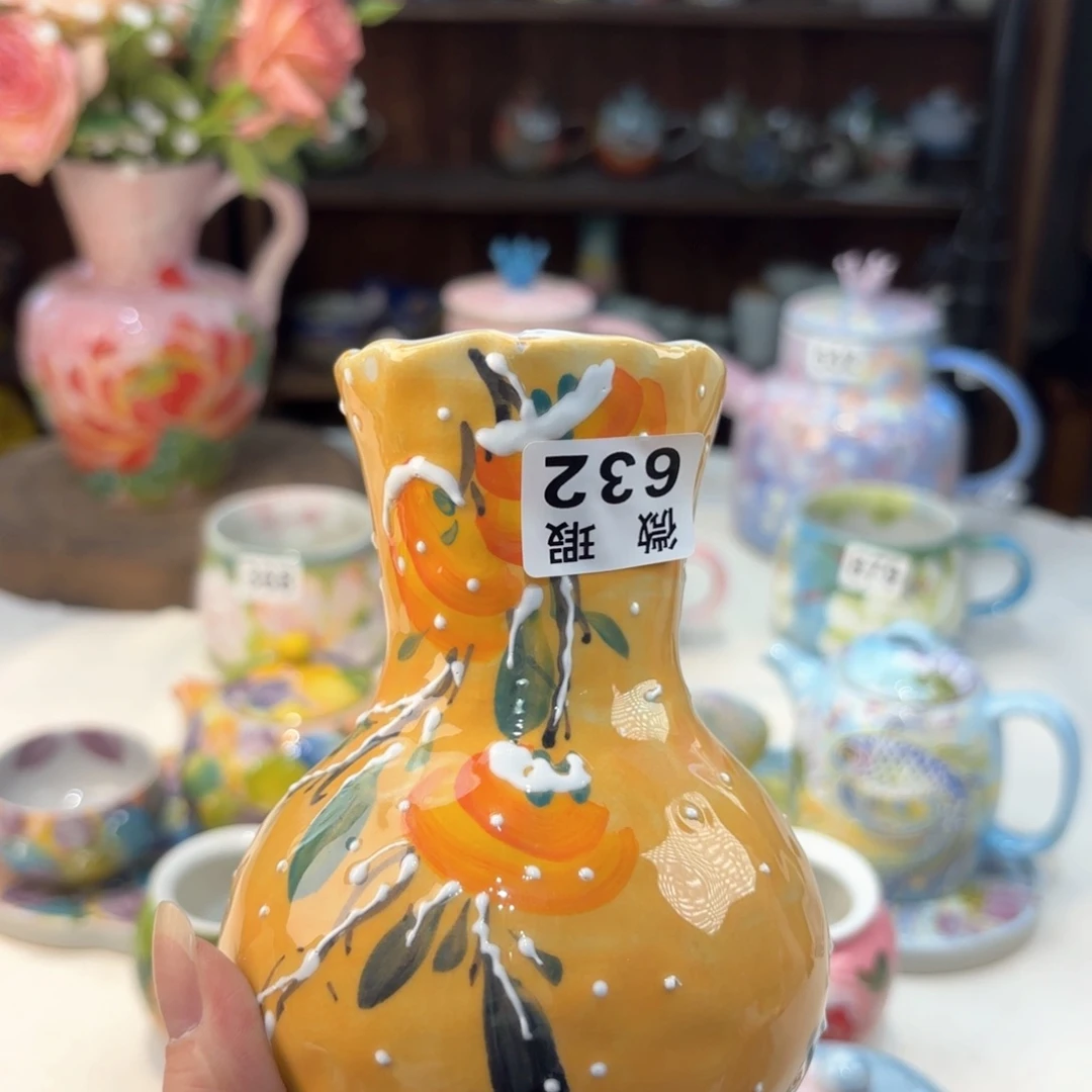 景德镇手绘高温釉下彩陶瓷茶具