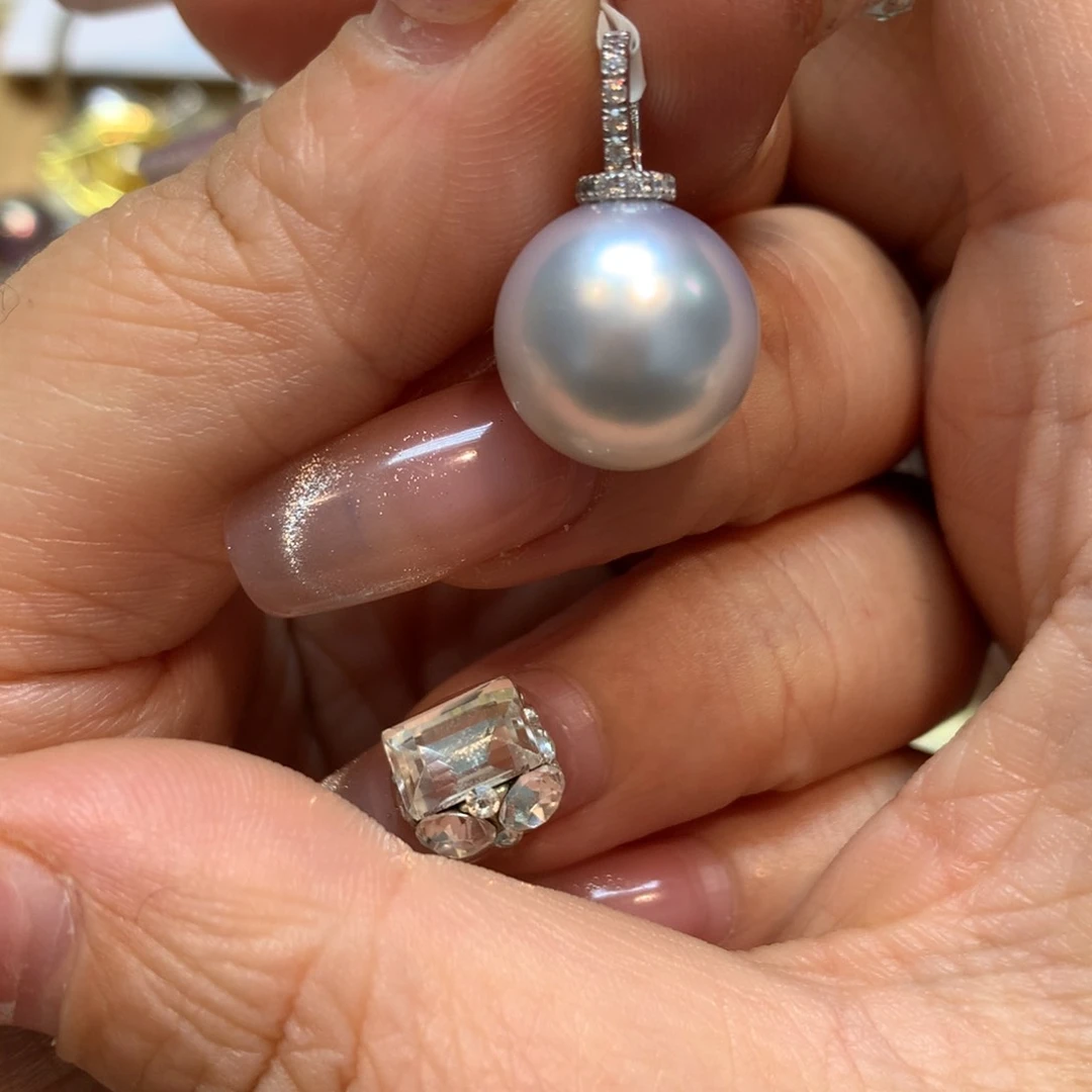 海水珍珠颈饰14K金镶嵌