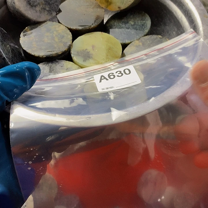 蛇纹石玉珠宝半成品未镶嵌鹤*居