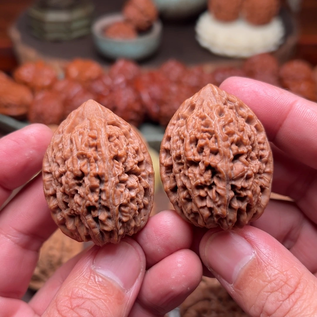 文玩核桃把件35大蒜头