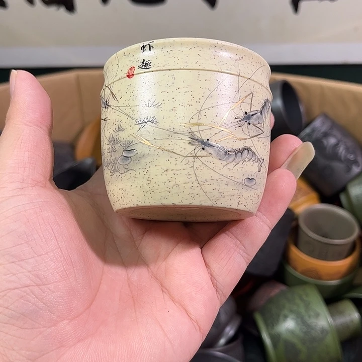 茶杯紫砂全手工紫砂主人杯
