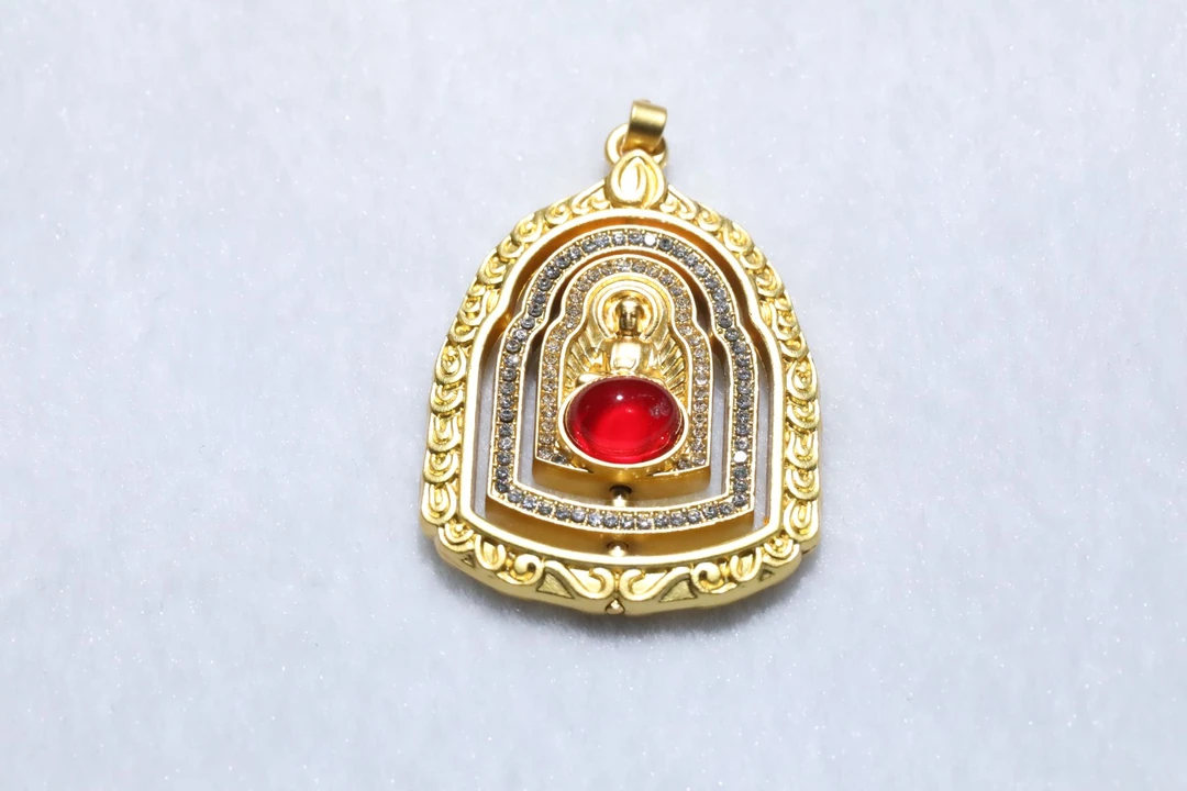 TYDZ729红色翡翠设计吊坠