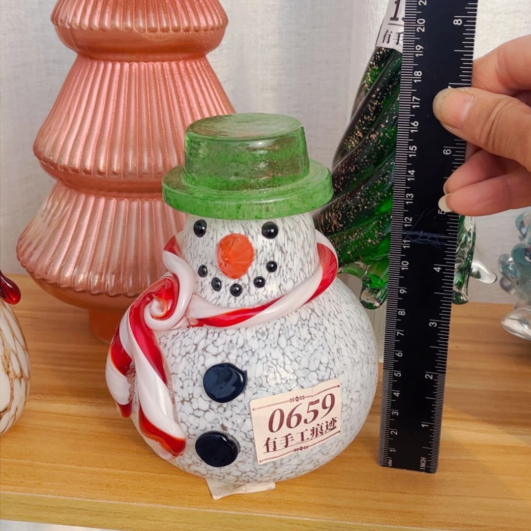 琉璃0659有手工痕迹  琉璃摆件和花瓶