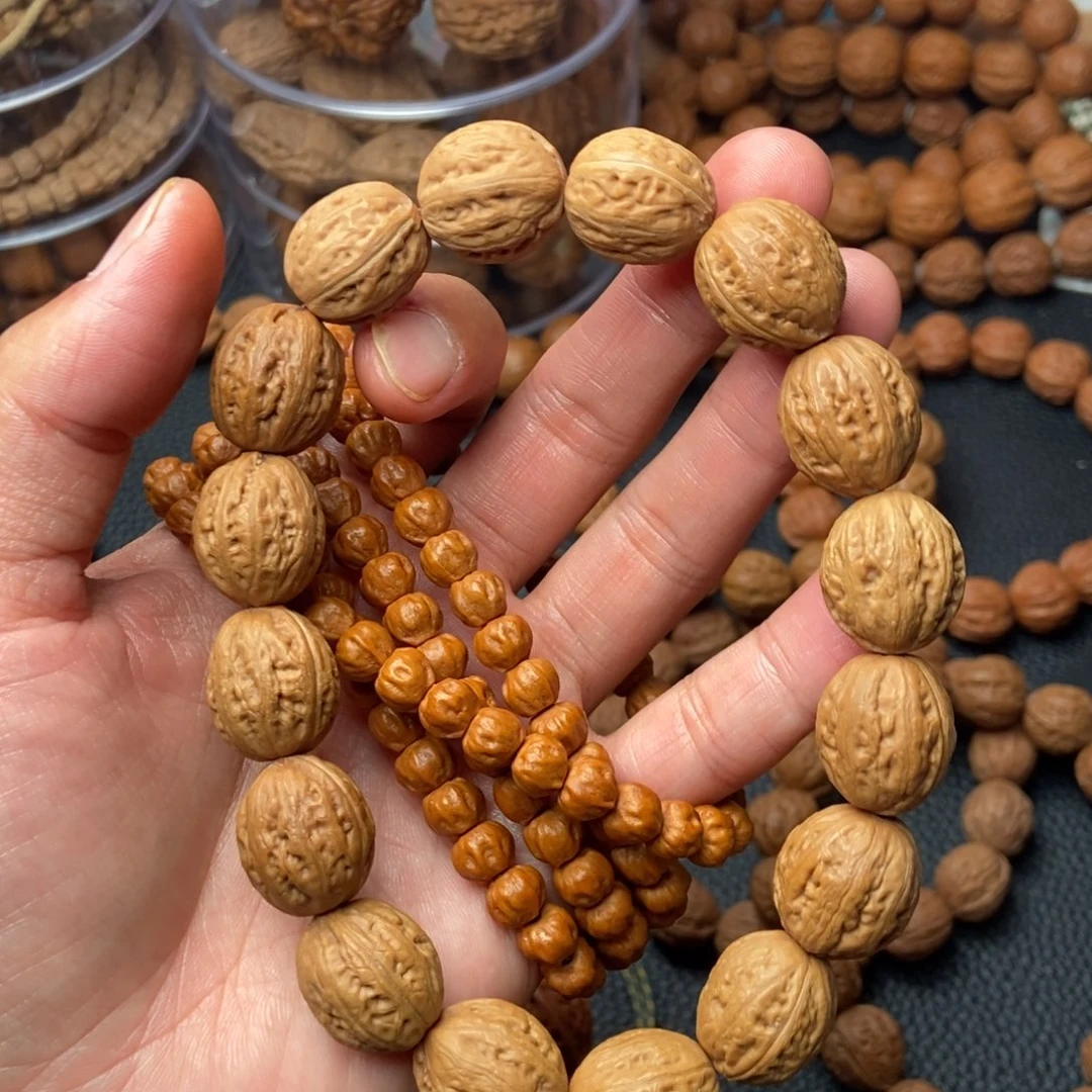 野生小秋子粗筋八楞小枣手串16尺原皮色