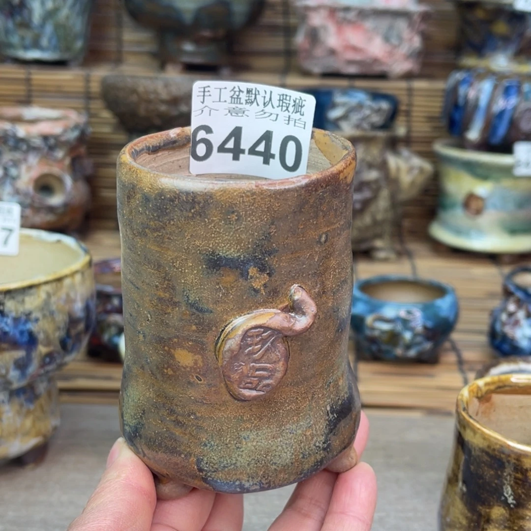 手工花盆默认瑕疵完美者勿拍