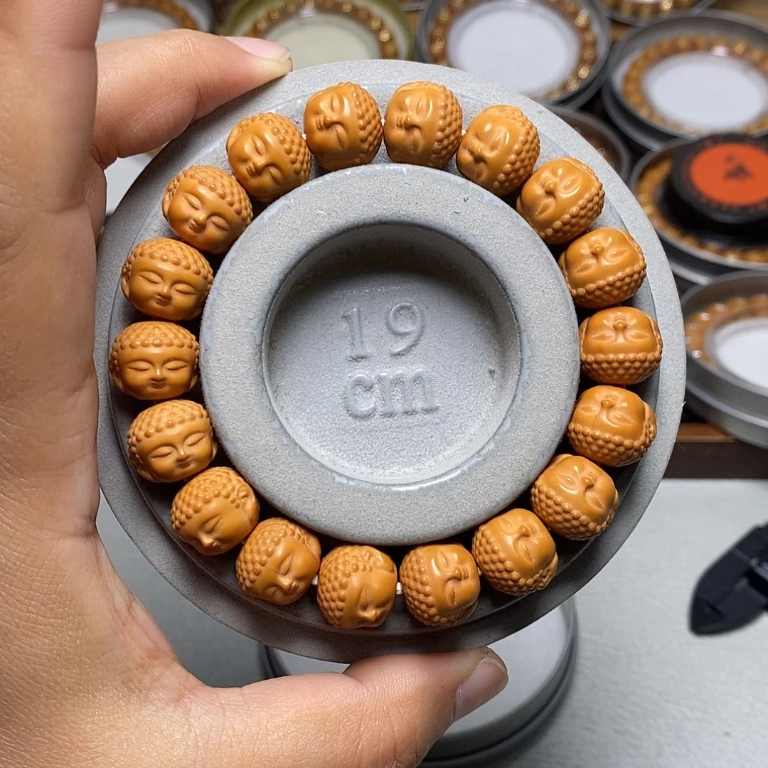 猴头核桃手串63号龙炎宝宝佛14左右