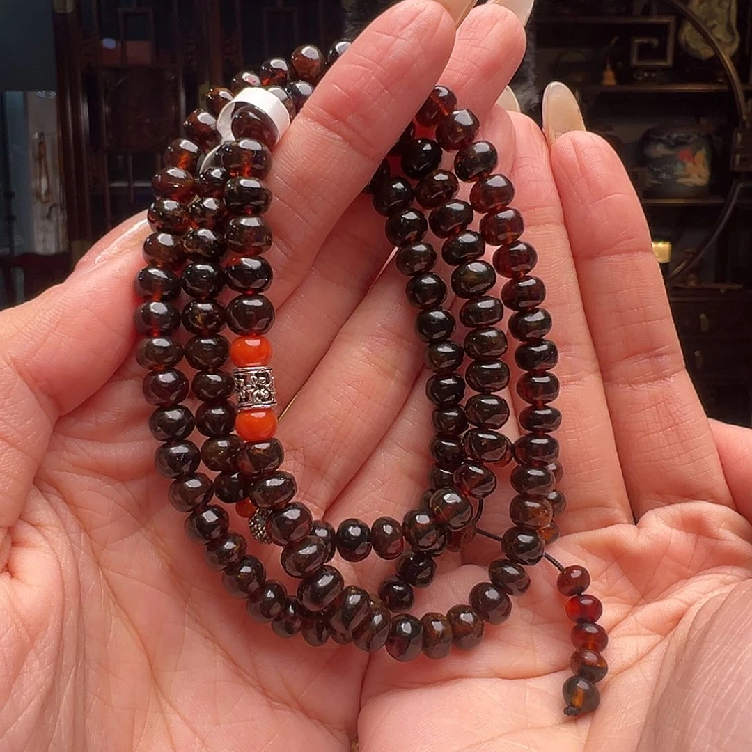 琥珀裸石未镶嵌抚顺琥珀30385。6mm