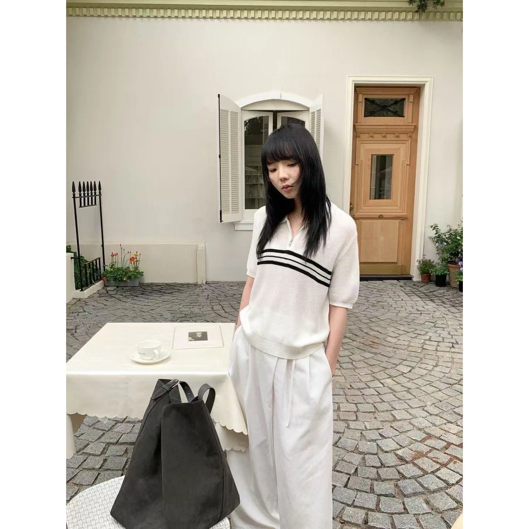 【福利】简约宽松休闲百搭舒适V领T恤#x145