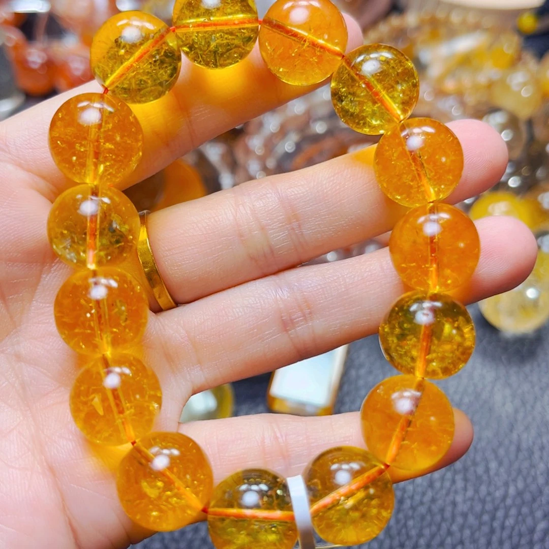 未镶嵌手串黄晶手串