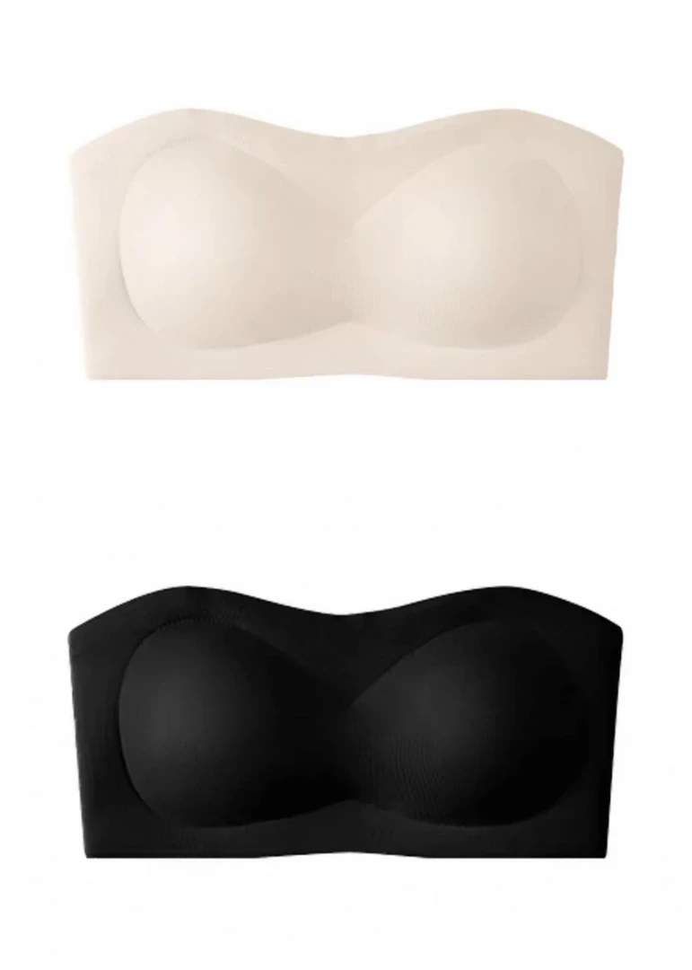 NICE圈圈、超级稳 无肩带防滑抹胸无痕防走光内衣A000