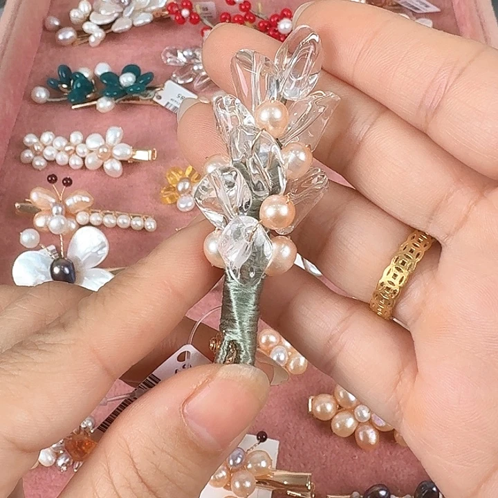 淡水珍珠未镶嵌发饰