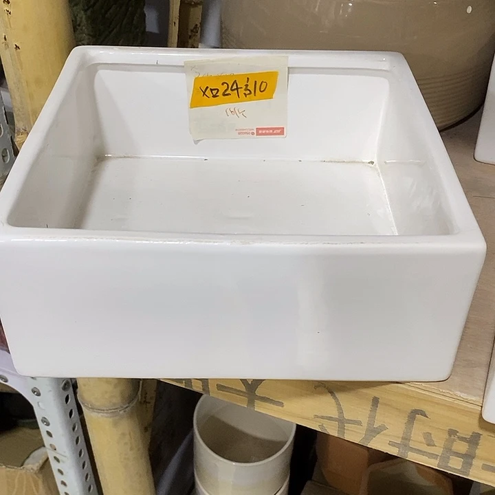 陶盆有孔 瑕疵针孔漏釉介意勿拍口 高