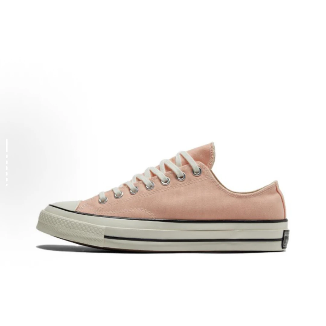 Converse 1970s 简约日常 低帮 帆布鞋 男女同款 粉色A03448C