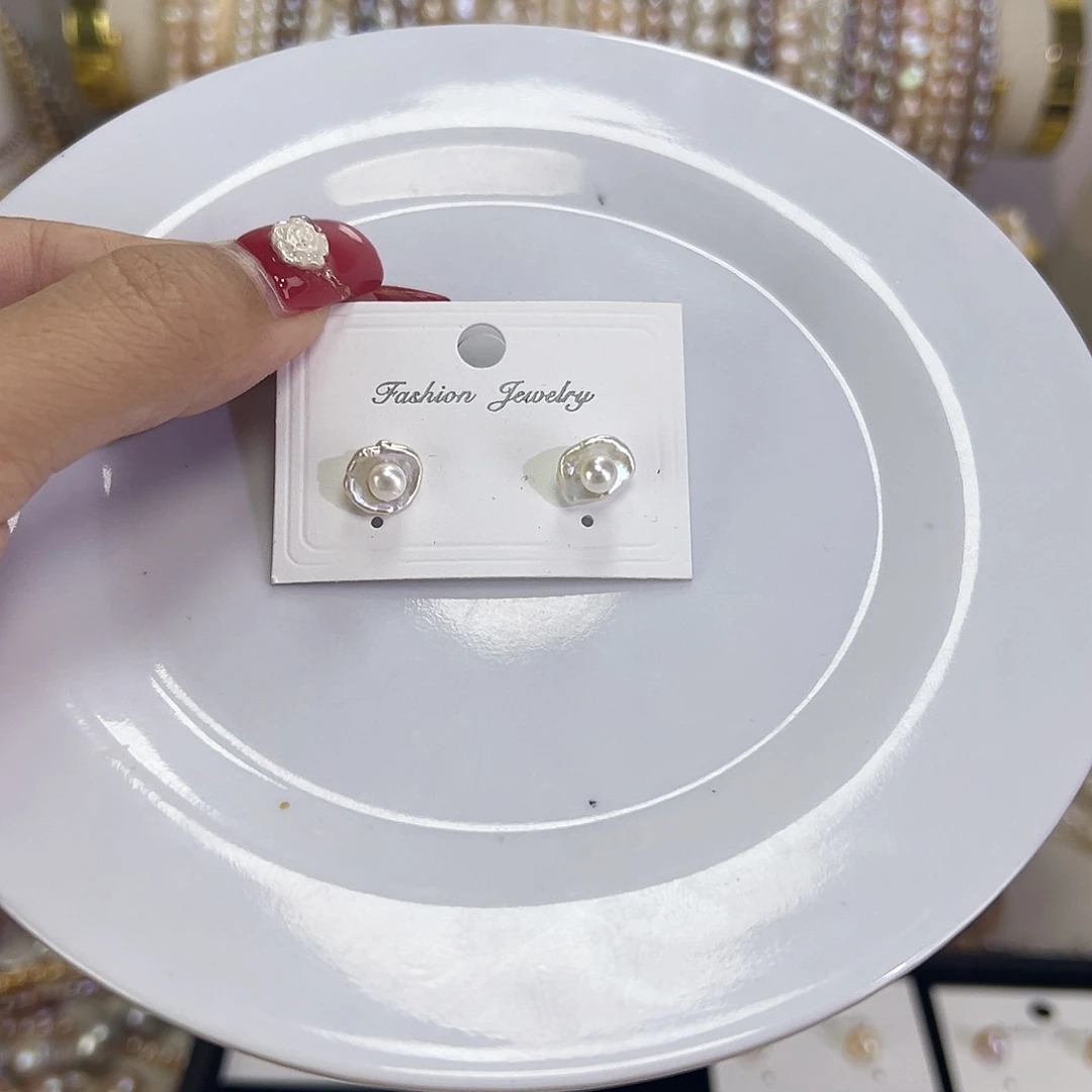 财***我淡水珍珠手绳钛钢