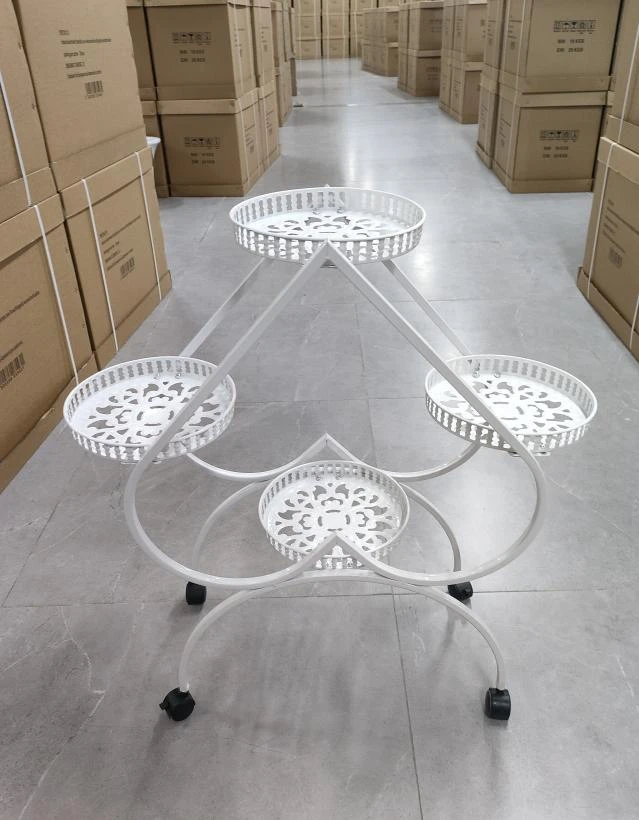 轻奢花架阳台置物架落地式Q