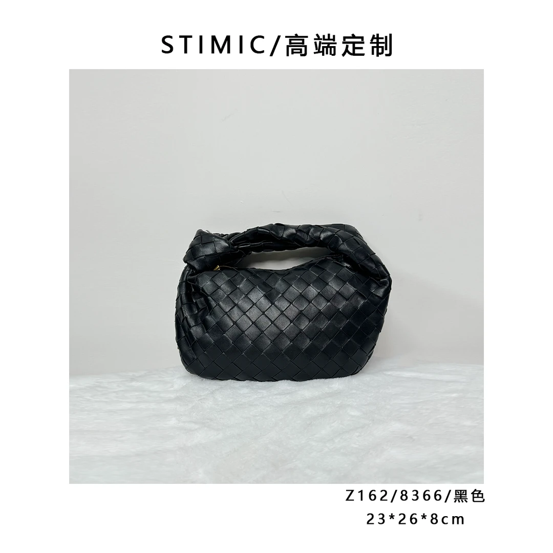Z162/8366/黑色Paiyuge订制手工时尚女士单肩斜挎手提包8366