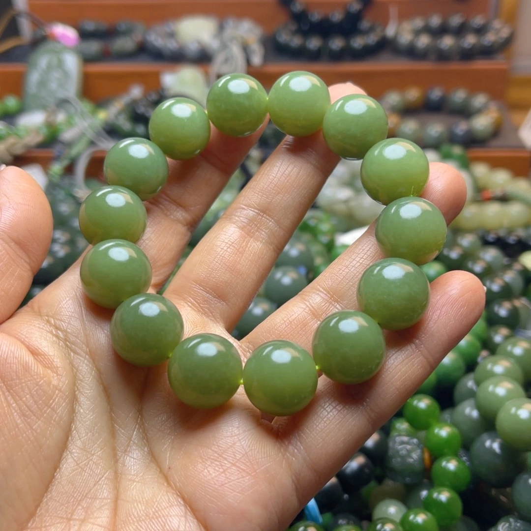 和田玉未镶嵌手链