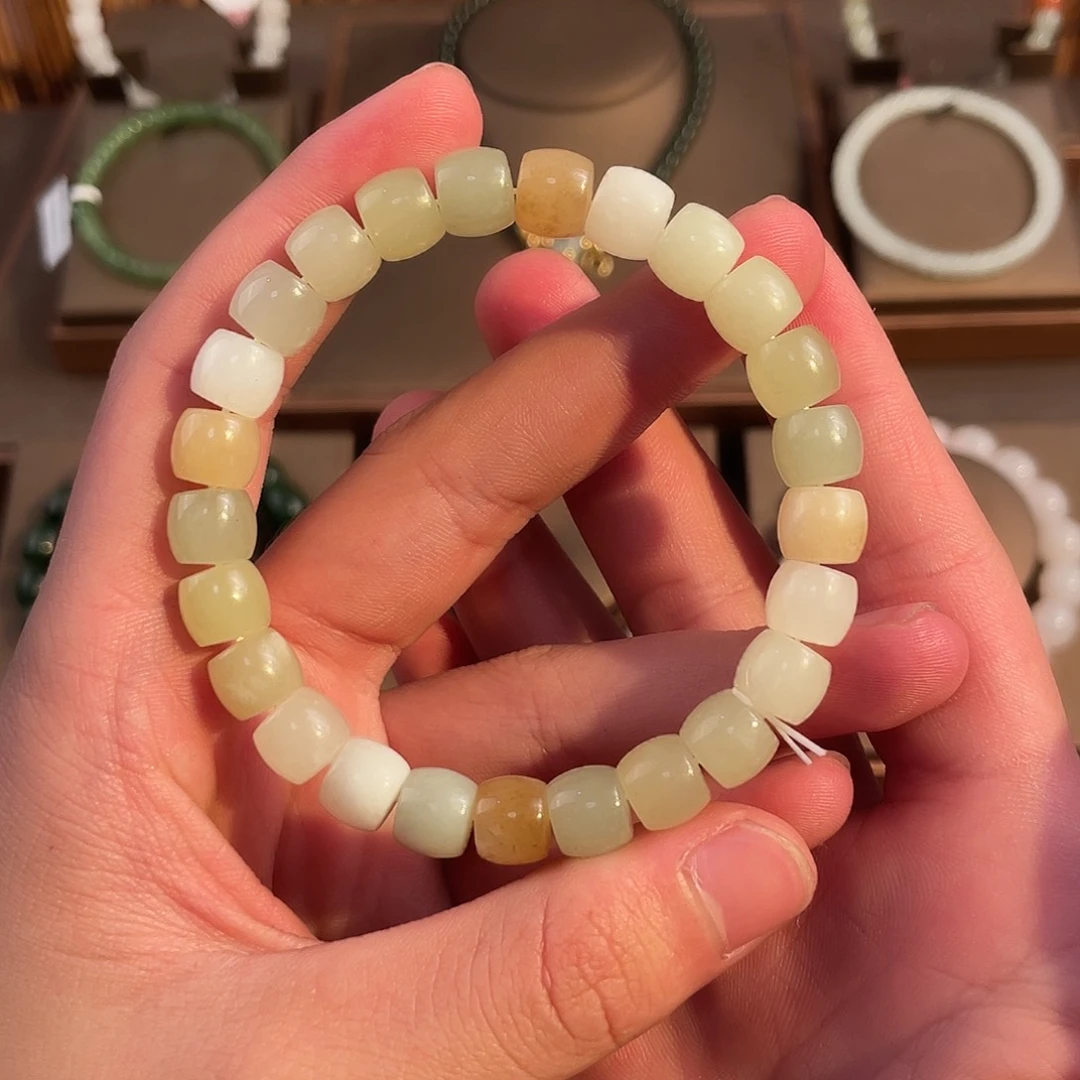 未镶嵌手链和田玉（糖玉）