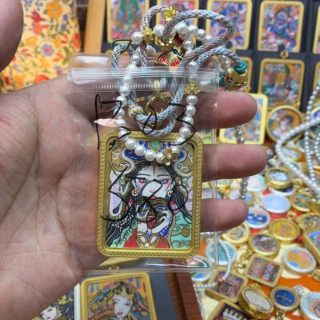 吊坠万绘唐卡非遗手绘B03