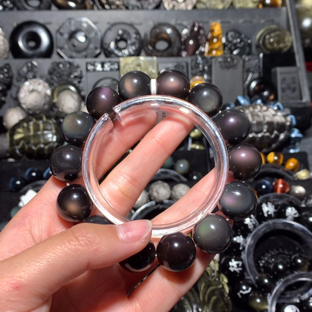 略***略黑曜岩未镶嵌珠宝奇石