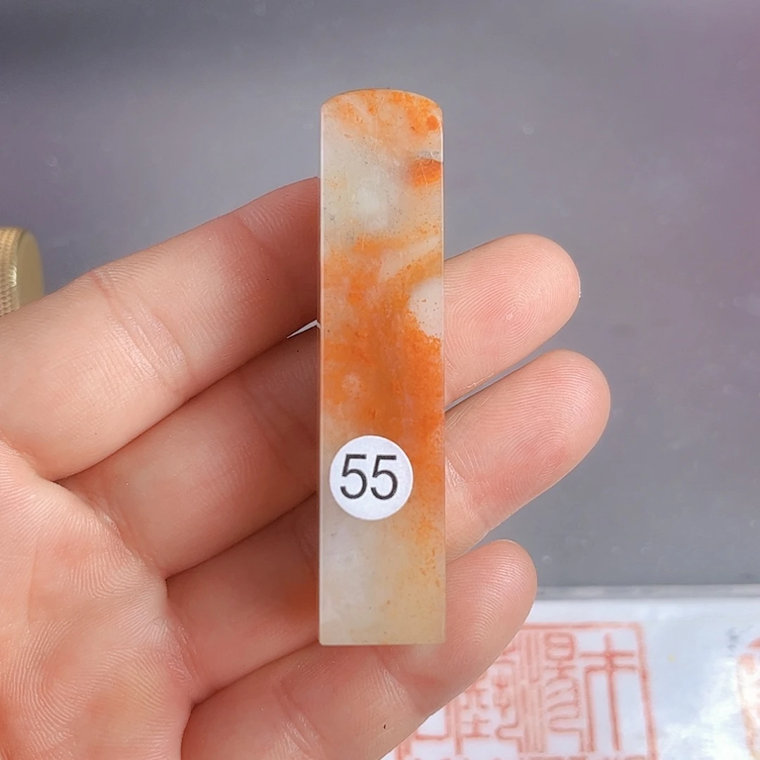 寿山石印石老挝石55号1.5厘米