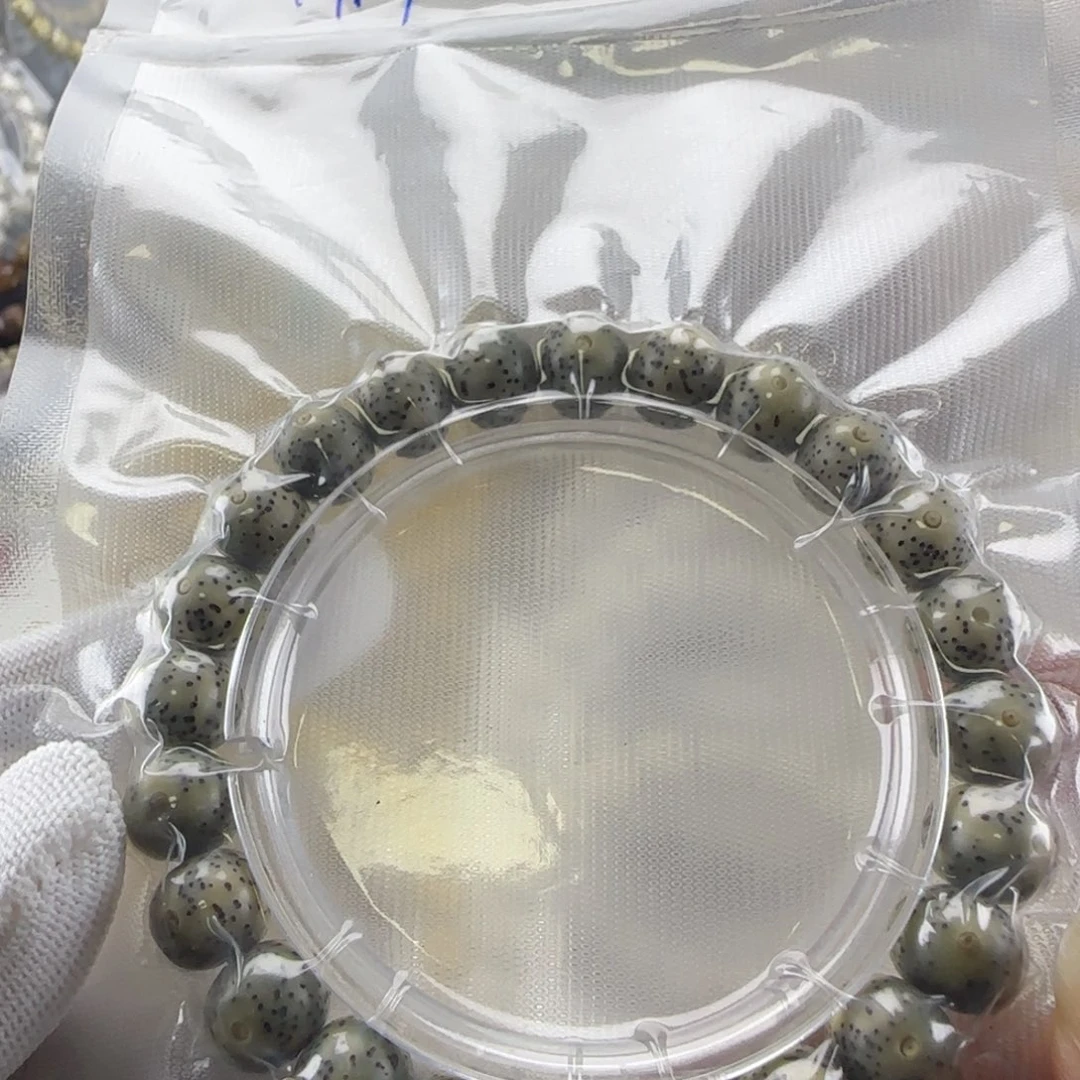 手串星月菩提海南星月菩提石玉料圆珠卡11