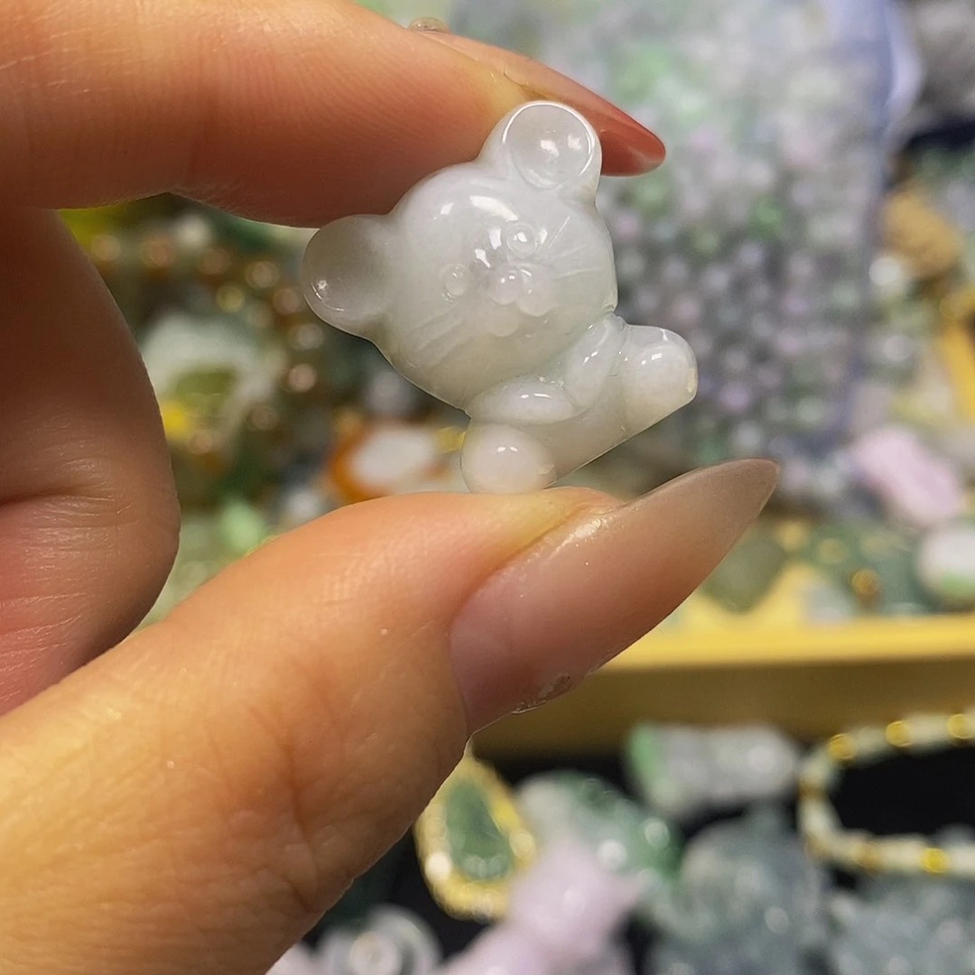 散珠翡翠天然缅甸