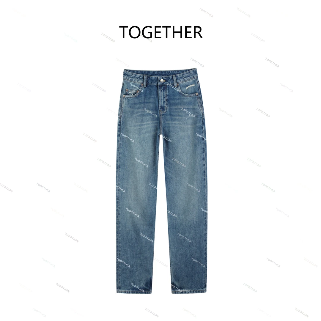 【TOGETHER】无弹法棍牛仔裤#Q5121
