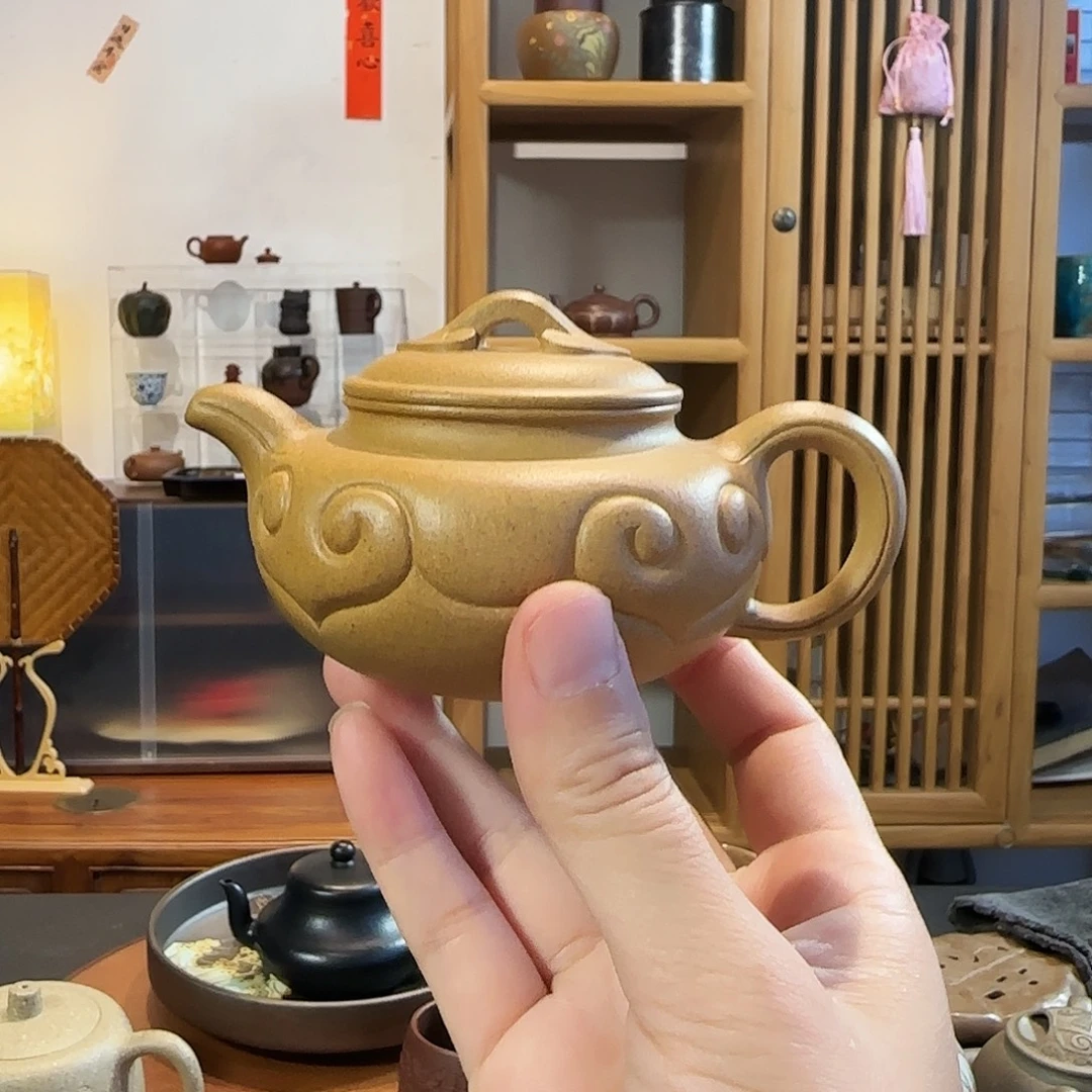 茶盘紫砂仿古如意