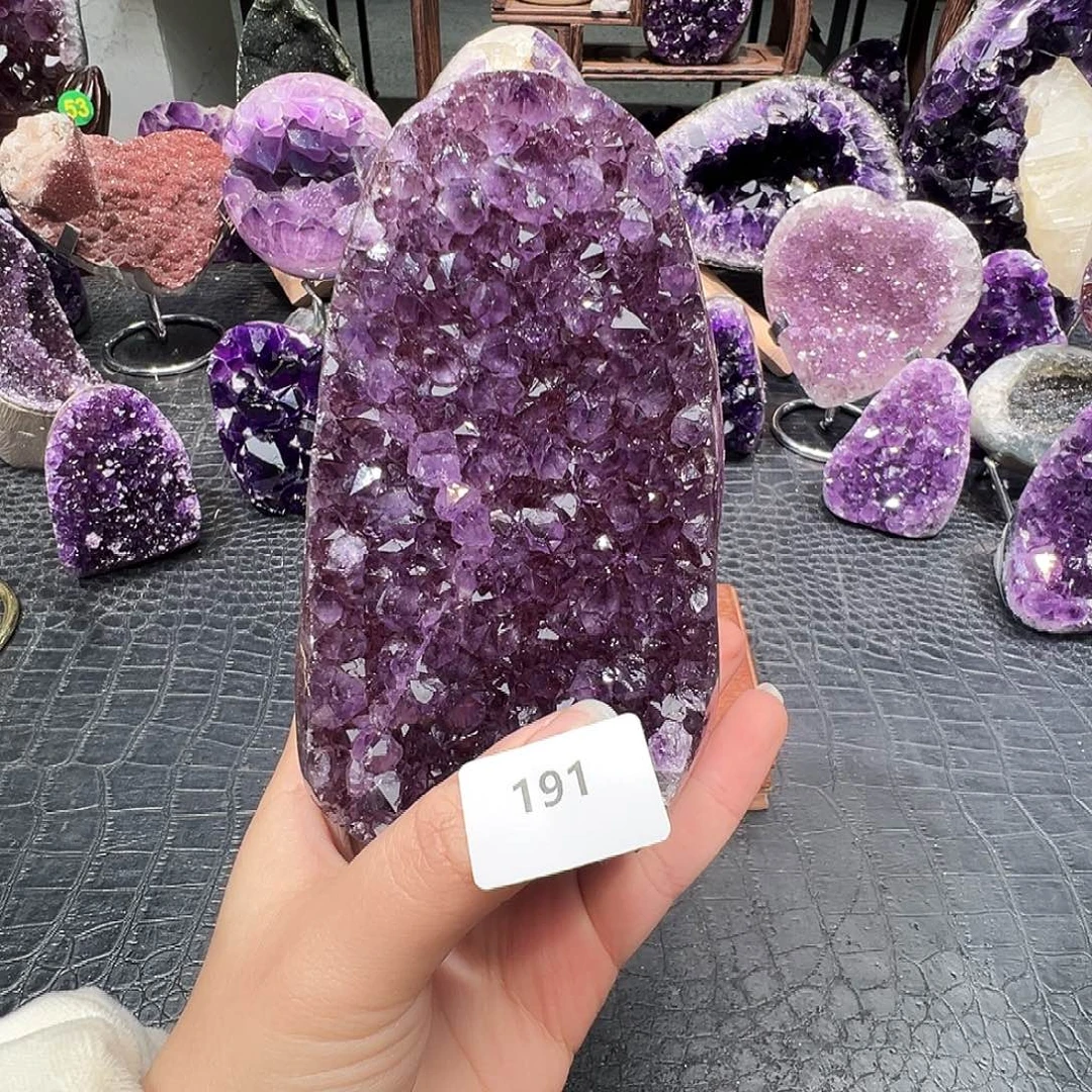 未镶嵌珠宝半成品紫晶