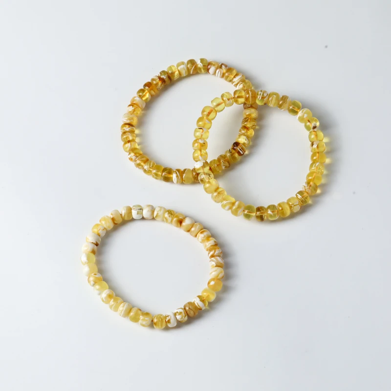 一级矿区金红拉丝单圈手串7mm+ 多样性发货发其一 G22240702-40