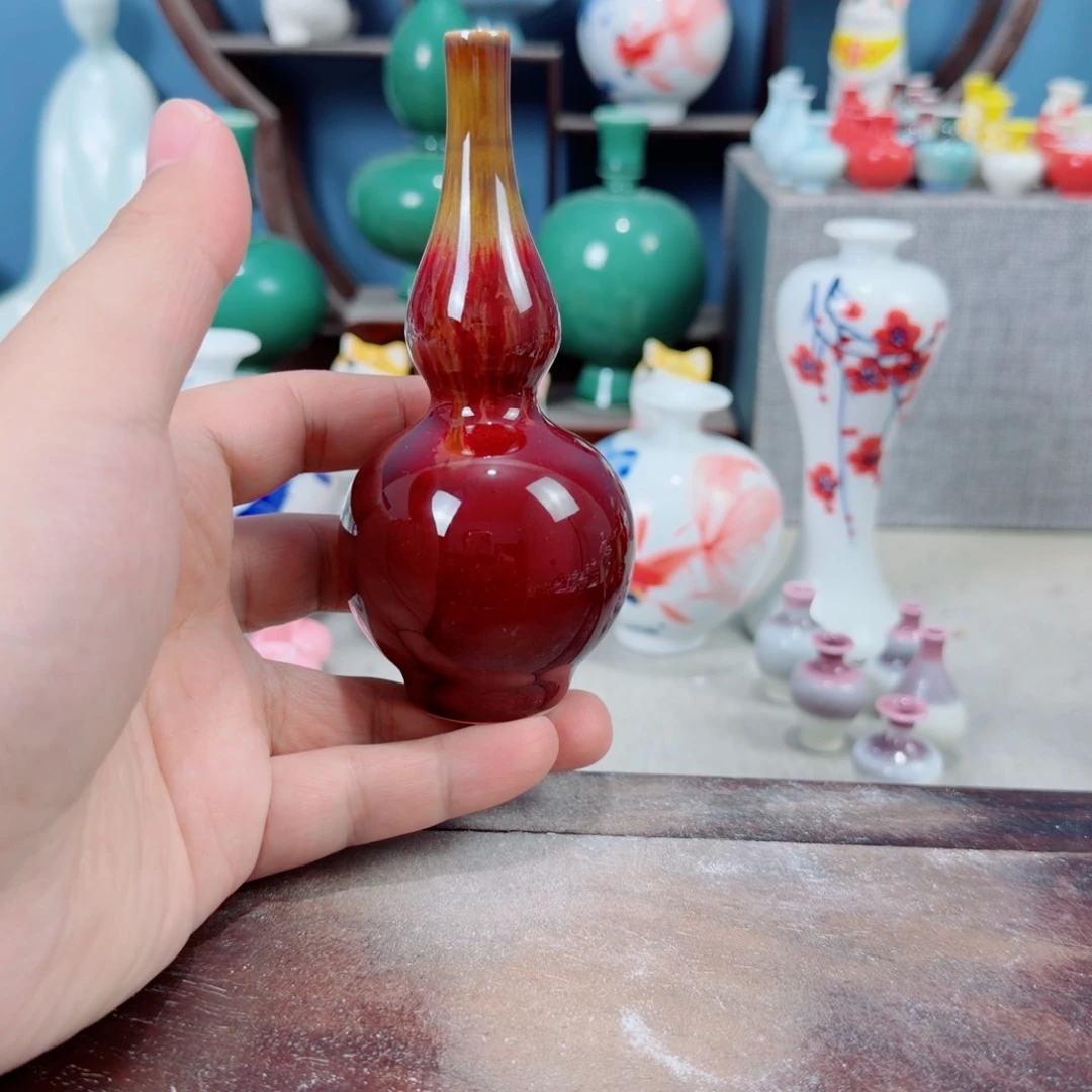 陶瓷手工小花器摆件