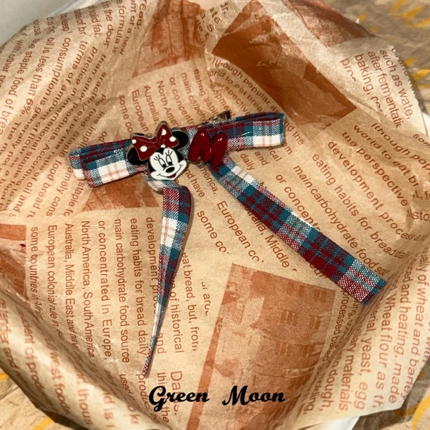 甜酷辣妹可爱格子米老板发夹原创甜美A277