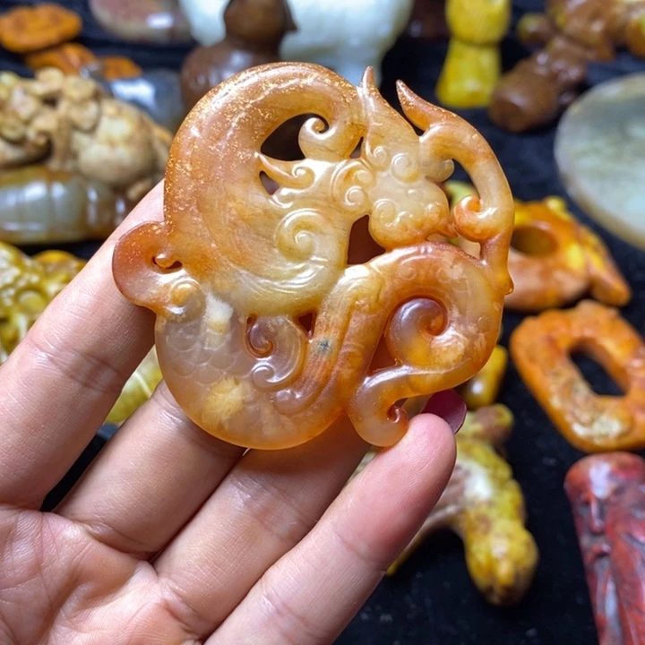 玛瑙/玉髓未镶嵌挂件