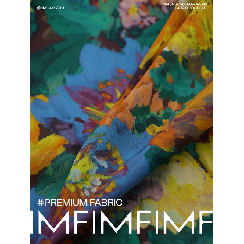 艺术家的花束B 英国品牌LIBERTY tana Lawn长绒棉布 幅宽136CM