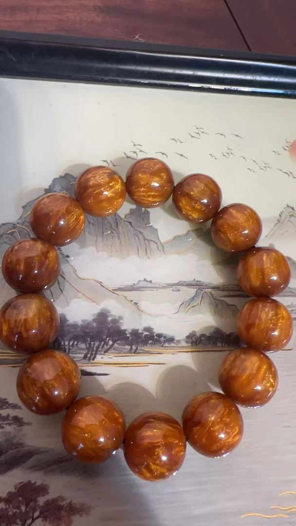 ZX11 帝王金丝楠单圈手串