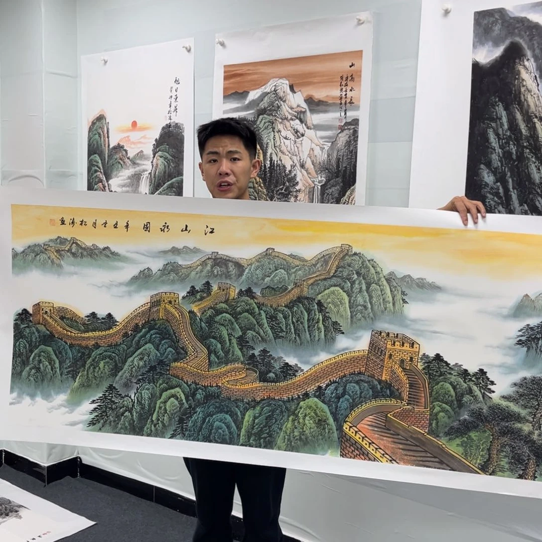 国画宣纸国画纯手绘作品