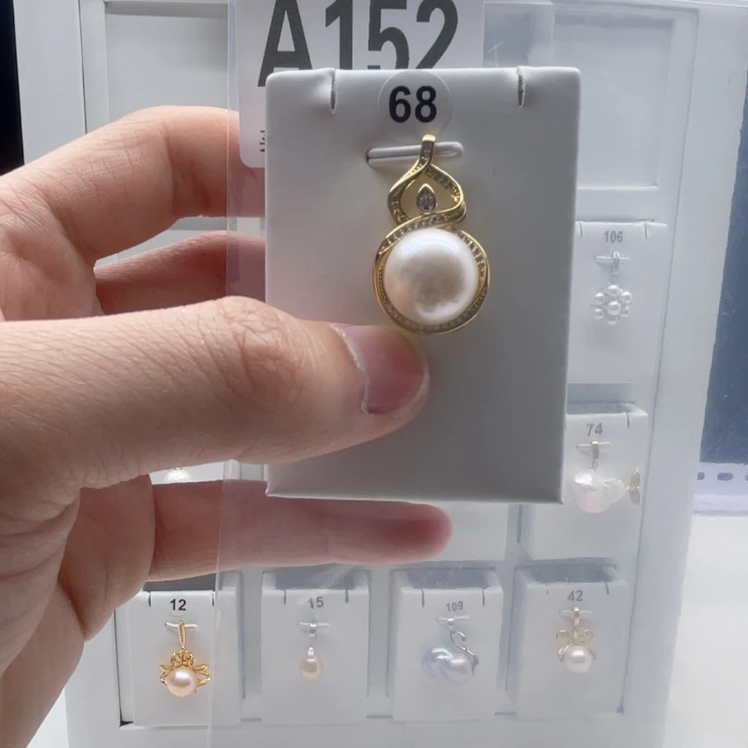 颈饰合金淡水珍珠