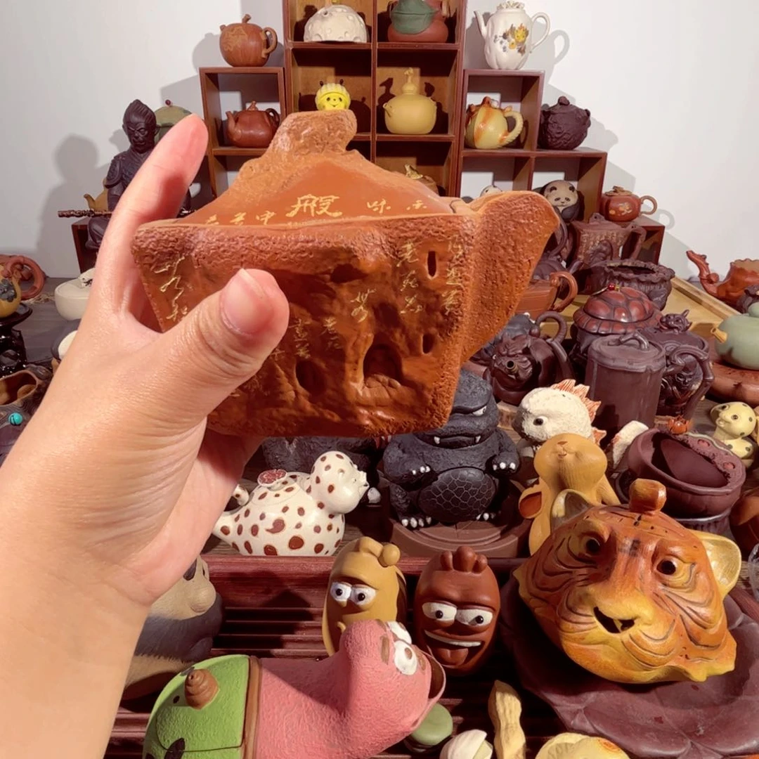 紫砂茶壶纯手工制作过程非常