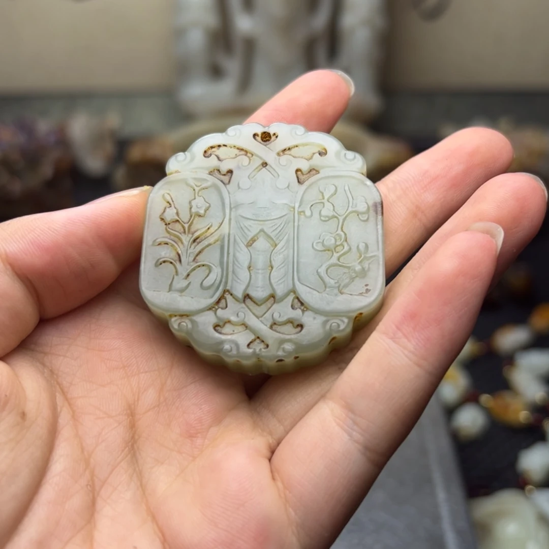 【闪购商品】未镶嵌和田玉（糖玉）挂件妙*