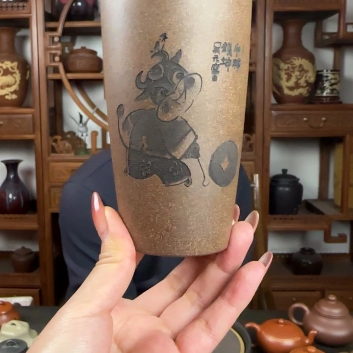 紫砂茶壶可乐杯 牛转乾坤