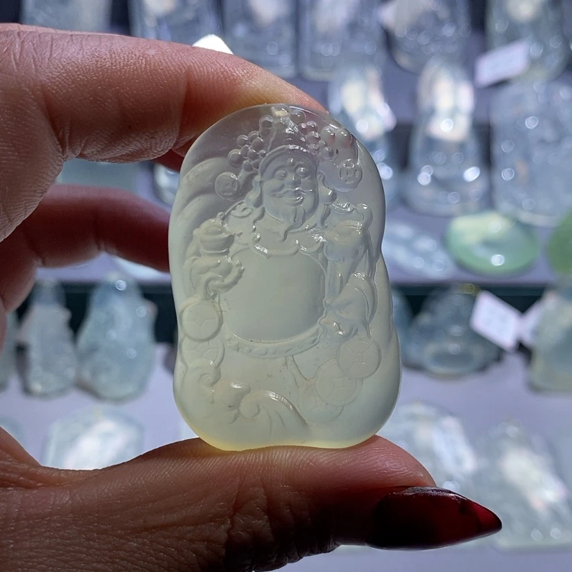 【闪购商品】岫玉颈饰未镶嵌财神